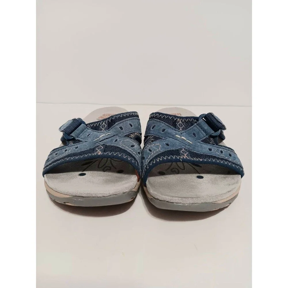 Gelron 2000 Earth Spirt Blue Leather  Sandals Women's Sz 6